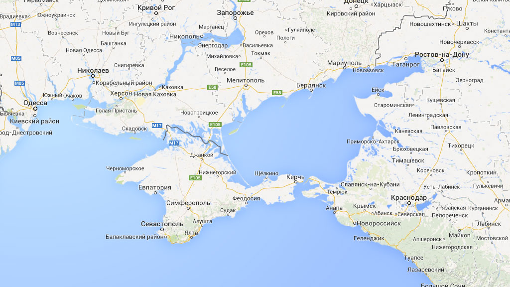 Крымская граница с россией