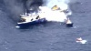 Тушение пылающего у берегов Греции Norman Atlantic сняли на видео