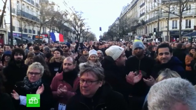 Марш единства в Париже собрал до миллиона участников: видео с места событий.Париж, Франция, демонстрации, митинги и протесты, терроризм, убийства и покушения.НТВ.Ru: новости, видео, программы телеканала НТВ