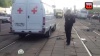 Московские полицейские в больнице охраняют водителя снесшего остановку автобуса