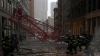 В центре Нью-Йорка обрушился строительный кран: видео