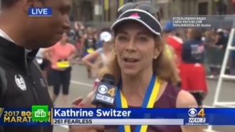 Первая женщина — участница Бостонского марафона вновь совершила забег