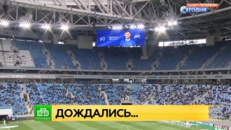 В день открытия «Стадион Санкт-Петербург» окрасился в цвета «Зенита»