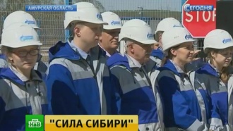 На границе РФ и Китая открыли временный КПП для строителей газопровода «Сила Сибири»