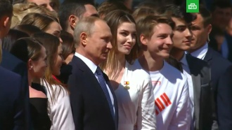 Путин после инаугурации пообщался с молодежью