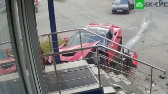 ДТП с 18-летним мажором на красном спорткаре в Туле попало на видео