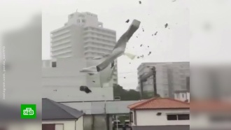 В Японии при ударе тайфуна «Джеби» погиб один человек и пятеро пострадали