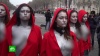 Активистки FEMEN оголили грудь на акции «желтых жилетов» в Париже FEMEN, митинги и протесты, Париж, Франция.НТВ.Ru: новости, видео, программы телеканала НТВ