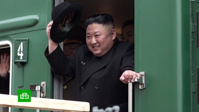 «Катюша» и люди в черном: как Ким Чен Ына встретили во Владивостоке.Владивосток, Ким Чен Ын, переговоры, Северная Корея.НТВ.Ru: новости, видео, программы телеканала НТВ