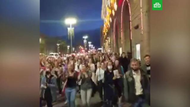 В Минске проходят очередные акции протеста: есть задержанные.Белоруссия, Минск, журналистика, задержание, митинги и протесты.НТВ.Ru: новости, видео, программы телеканала НТВ