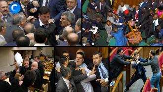 Самые громкие драки в парламентах