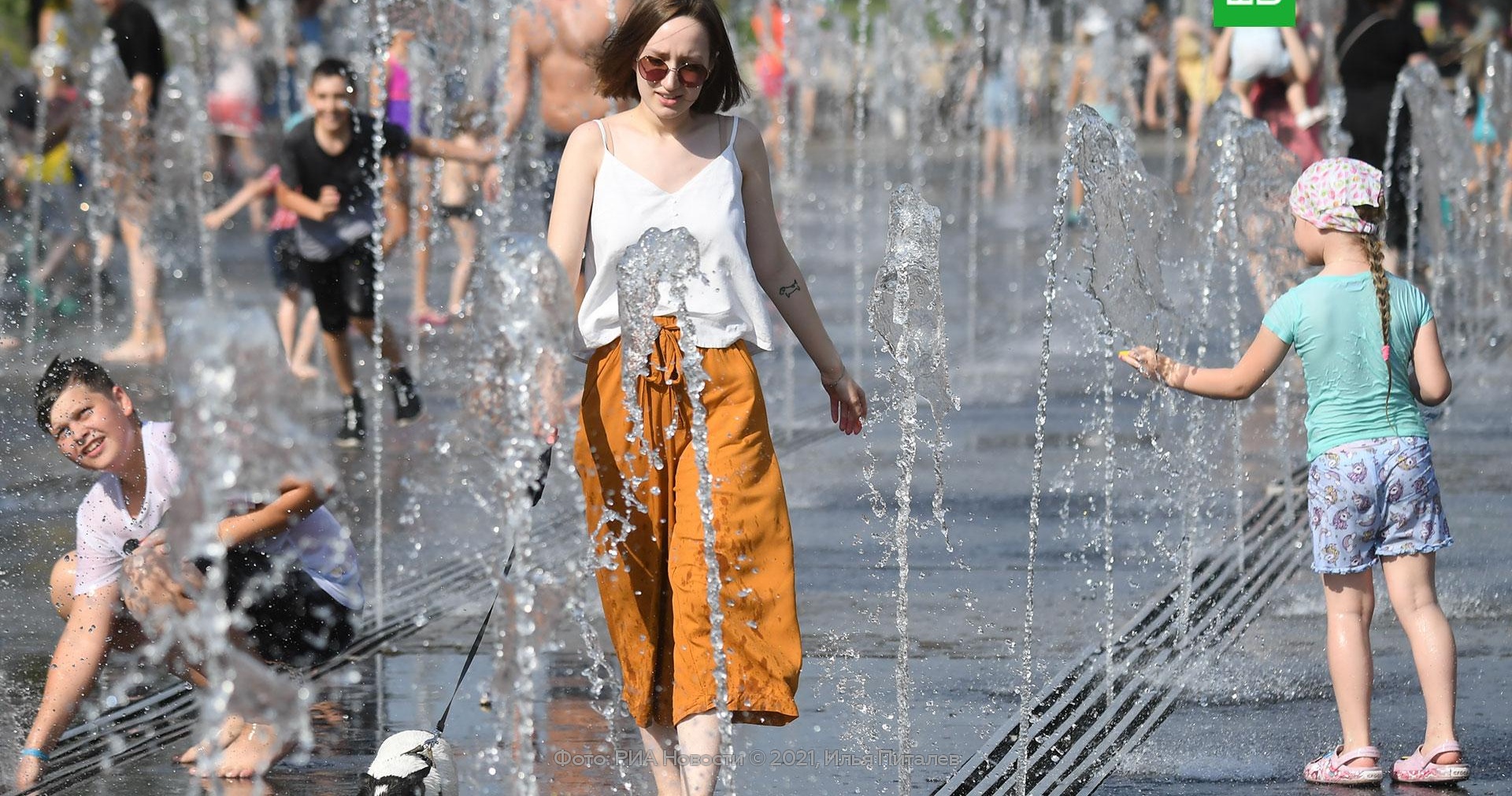 Москва лето жара