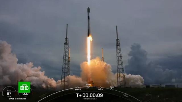 SpaceX запустила ракету-носитель со спутниками.Илон Маск, США, запуски ракет, самолеты, спутники.НТВ.Ru: новости, видео, программы телеканала НТВ