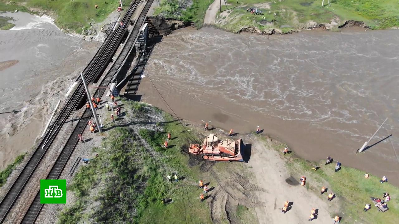 Транссиб обрушился мост 23 июля