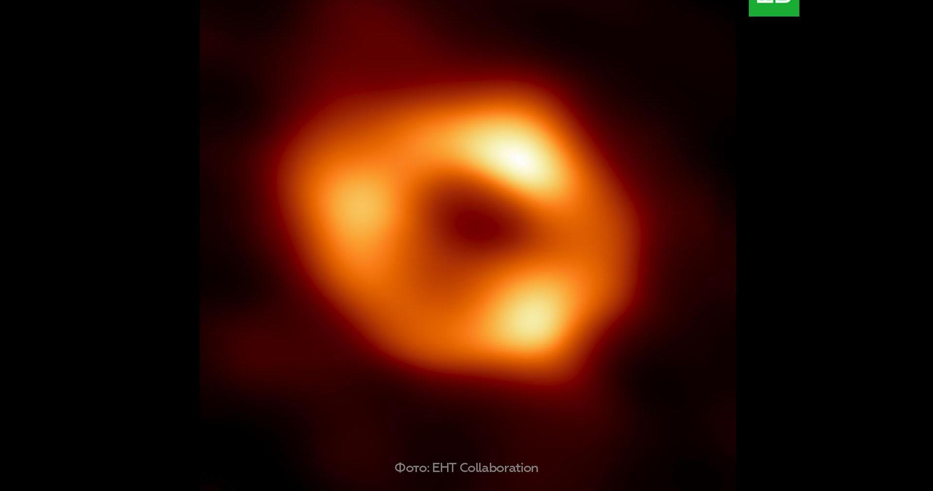 Фото черной дыры в центре млечного пути