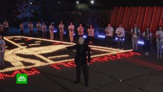 Басков исполнил песню «Священная война» на <nobr>Саур-Могиле</nobr> в ДНР
