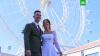 «На высоте 140 метров»: первую свадебную церемонию провели на «Солнце Москвы» 