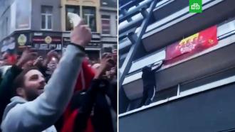 Марокканские фанаты устроили беспорядки в Брюсселе после победы над Бельгией на ЧМ