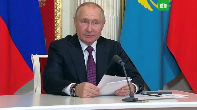 Путин заявил о кризисе в международной торговле.Казахстан, Путин, торговля.НТВ.Ru: новости, видео, программы телеканала НТВ