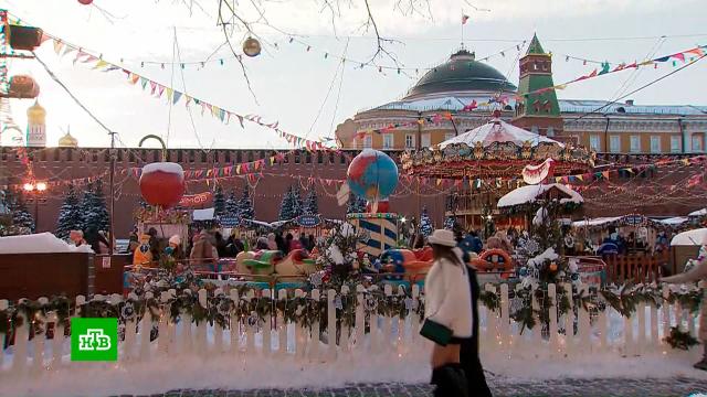 Москвичи отмечают старый Новый год.Москва, Новый год, зима, торжества и праздники.НТВ.Ru: новости, видео, программы телеканала НТВ