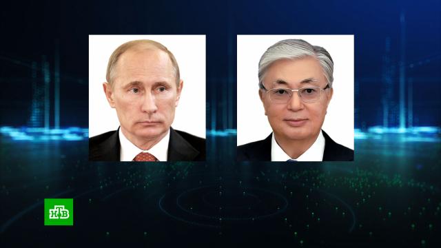 Путин и Токаев обсудили сотрудничество в энергетике.Казахстан, Путин, переговоры.НТВ.Ru: новости, видео, программы телеканала НТВ