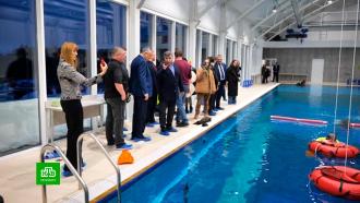 Губернатор Ленобласти посетил бассейн-рекордсмен во Всеволожске