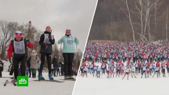 Министры спорта РФ и Подмосковья пробежали «Лыжню России» в общей группе