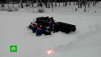 Спасатели Ленобласти отработали сценарии ЧП на льду