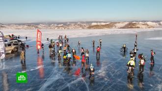 Экстремальные соревнования «Ледовый шторм» прошли на Байкале