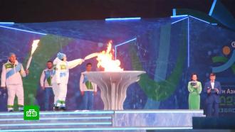 Огонь II зимних Международных спортивных игр «Дети Азии» зажгли в Кемерове