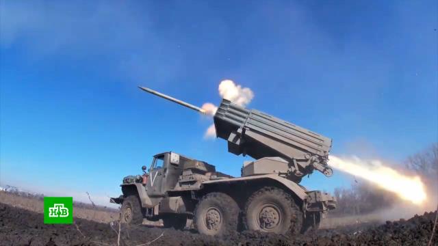 Реактивные установки «Торнадо» под Донецком останавливают контратаки украинской пехоты