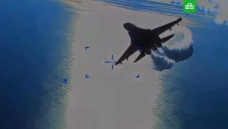 Пентагон опубликовал видео инцидента с Су-27 и беспилотником над Чёрным морем