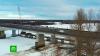 В Киришах возводят новый мост через Волхов