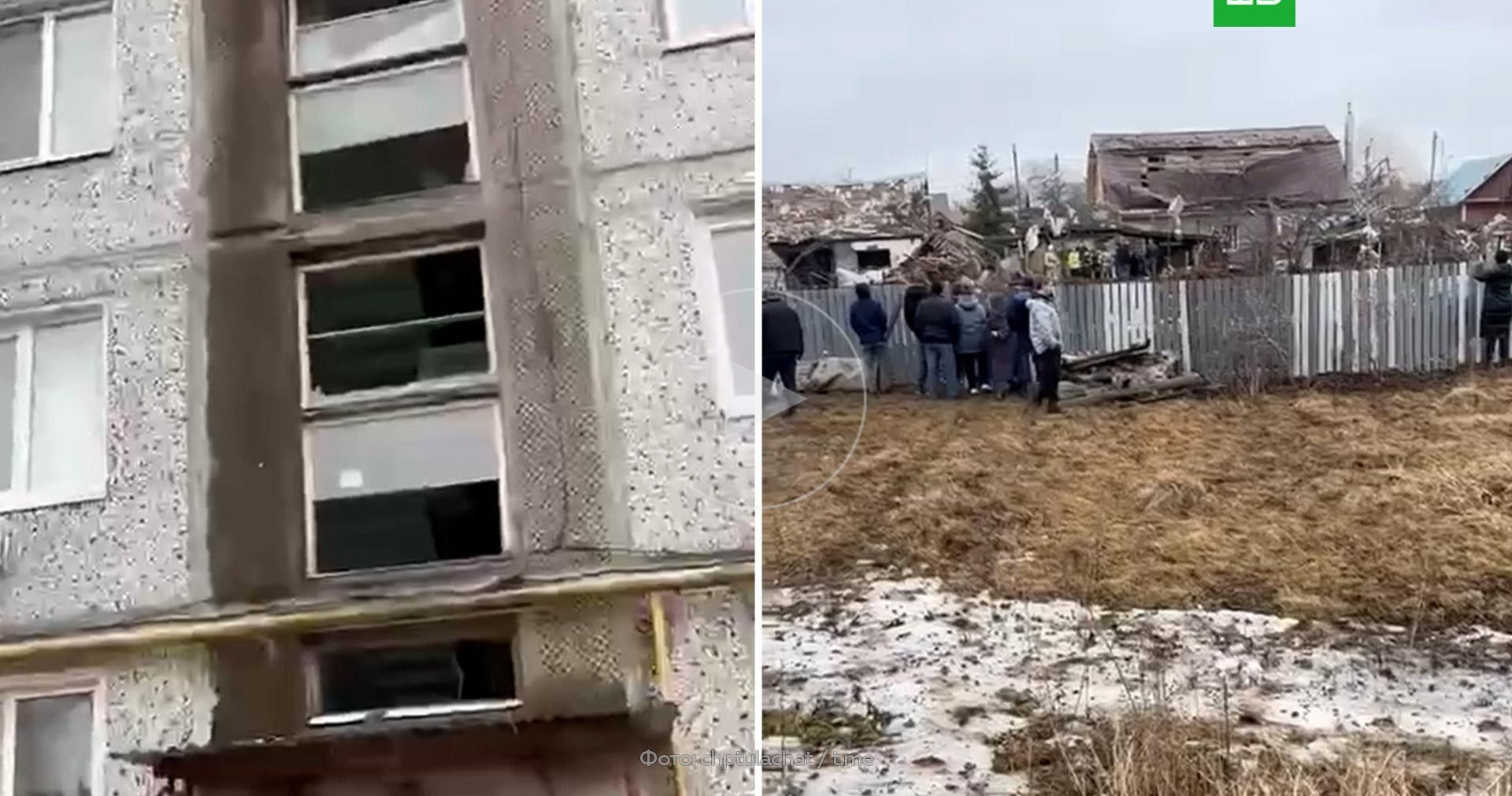 сбитый беспилотник в туле