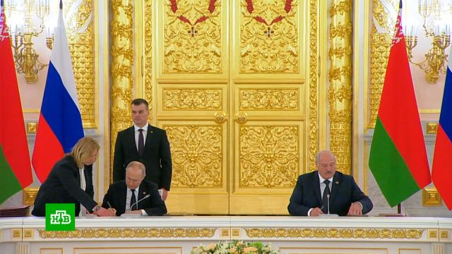 Путин заявил о подготовке концепции безопасности Союзного государства.Белоруссия, Лукашенко, Путин.НТВ.Ru: новости, видео, программы телеканала НТВ