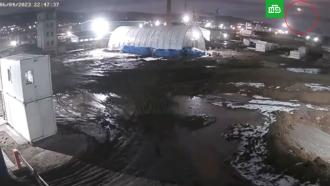 Момент падения метеорита в Иркутской области попал на видео 