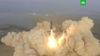 Сверхтяжелая ракета Starship взорвалась вскоре после запуска