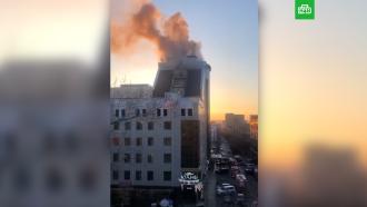 Пожар произошел в отеле в центре Читы