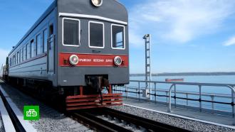 Движение по второму железнодорожному пути Крымского моста открыто раньше срока