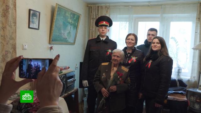 Расписавшуюся на стене Рейхстага <nobr>женщину-ветерана</nobr> поздравили в Белоруссии