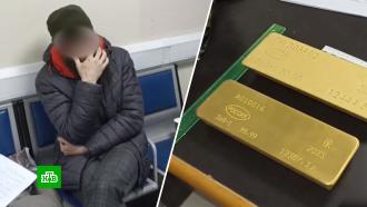 В Домодедово задержали мужчину, пытавшегося вывезти из России 24 кг золота