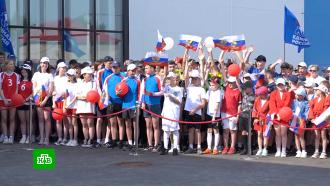 В оренбургском селе открылся построенный по программе «Газпром — детям» физкультурный центр