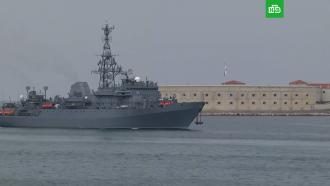 Минобороны показало возращение корабля «Иван Хурс», отбившего атаку морских дронов