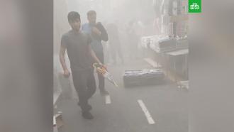 Возгорание произошло на рынке «Садовод» в Москве