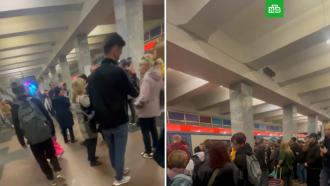 На участке фиолетовой линии московского метро приостановлено движение поездов