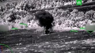 Минобороны показало уничтожение бронетехники ВСУ боевой авиацией 