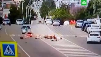 Мотоциклист сбил пешеходов на Кубани: погибла <nobr>6-летняя</nobr> девочка