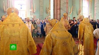 Патриарх Кирилл провел праздничное богослужение в Петербурге