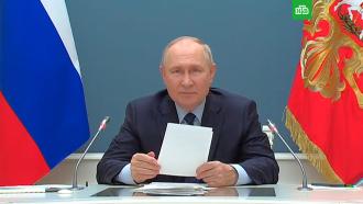 Путин на совещании открыл движение по мосту через Енисей и «успокоил» Силуанова