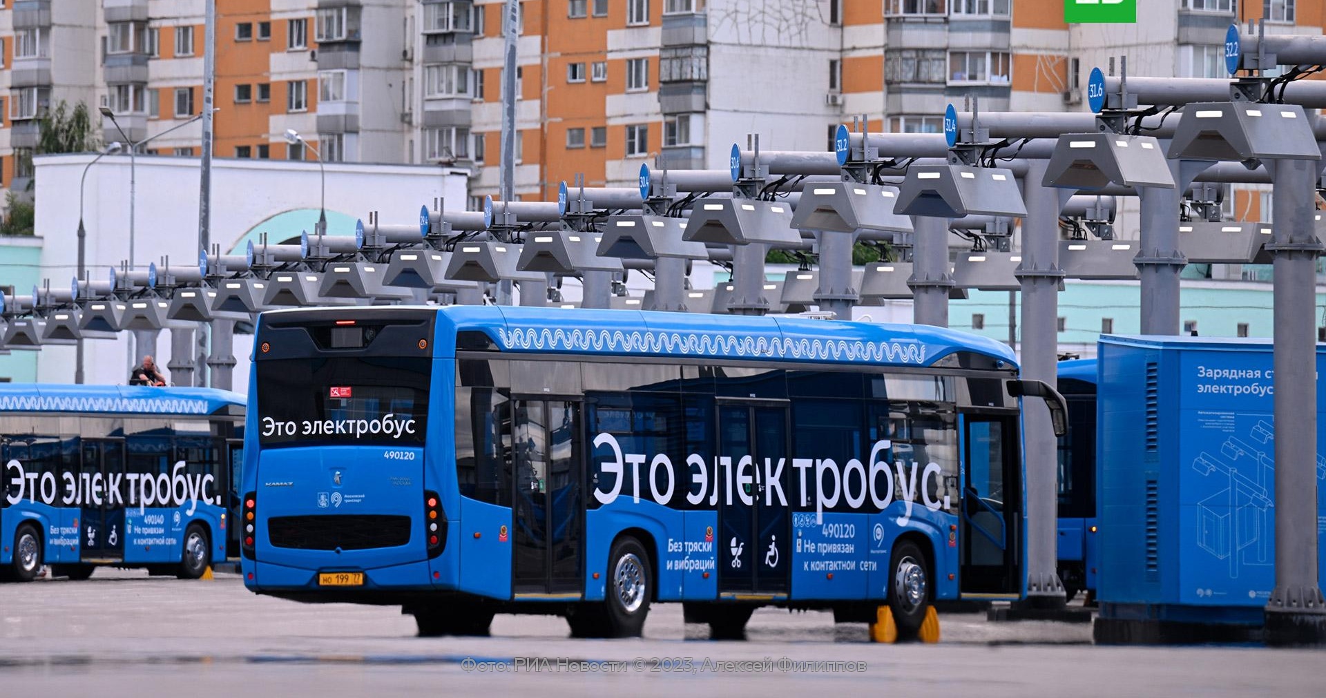 Автобусный маршрут Тушино — Митино переведут на электробусы // НТВ.Ru